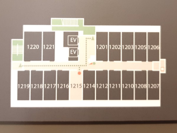 ユニゾイン大阪北浜　シングルルーム　1215