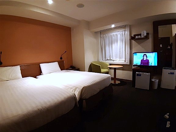 コンフォートイン六本木東京 ツインベッド テレビ