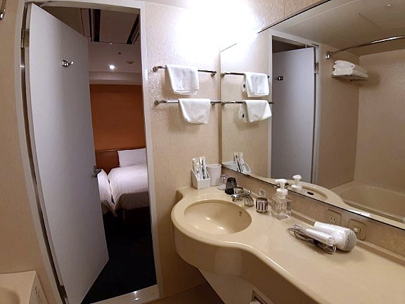 コンフォートイン六本木東京 ツインエコノミー1 バスルーム 洗面台