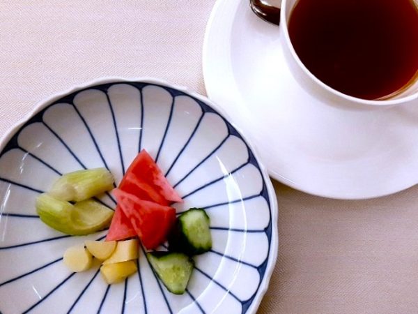 リッツカールトン大阪 朝食 漬物
